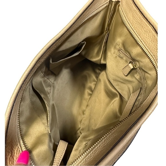 Coach 27858 Madison Pebbled Leather Hobo Handbag in Golden Tan - Picture 8 of 12